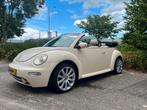 Volkswagen New Beetle Cabriolet 2003 1.6 Vol leder!, Auto's, Volkswagen, Voorwielaandrijving, 74 €/maand, Cabriolet, 4 stoelen