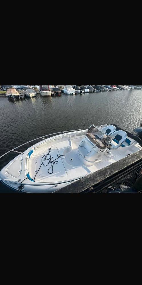 Ranieri Pathfinder 19ft yamaha 115 pk 4 takt, Watersport en Boten, Vis- en Consoleboten, Gebruikt, 70 pk of meer, 3 tot 6 meter