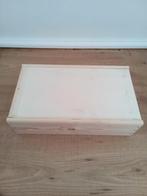 Wijnkistje ruimte voor 2 flessen, Minder dan 50 cm, Minder dan 50 cm, Ophalen of Verzenden, Zo goed als nieuw