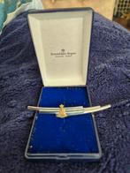 Zilveren dasspeld met certificaat, Verzamelen, Verzenden, Landmacht, Nederland, Embleem of Badge