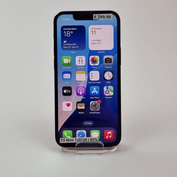 iPhone 13 Mini 128GB Zwart | Accu: 93% beschikbaar voor biedingen