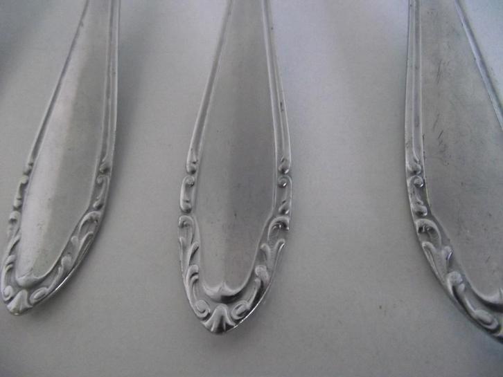4 vintage zilver Barok vork 19 cm Silvello Wellner 1935 p s, Antiek en Kunst, Antiek | Bestek, Ophalen of Verzenden