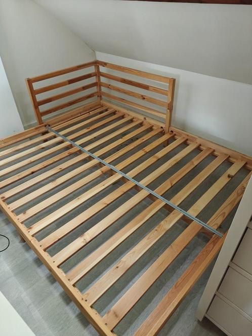 tarva retractable bed IKEA (without mattress), Huis en Inrichting, Slaapkamer | Bedden, Zo goed als nieuw, Tweepersoons, 160 cm
