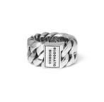 Buddha to Buddha Chain Big ring Best to Buddha, Sieraden, Tassen en Uiterlijk, Ringen, Ophalen of Verzenden, Dame of Heer, Zilver