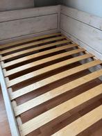 Lifetime bed voor matras van 2m x 90 cm, Ophalen, 90 cm, Eenpersoons, Wit