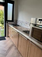 IKEA Keuken incl. Combioven, Vaatwasser & Vitrine, Huis en Inrichting, Keuken | Complete keukens, Ophalen, Gebruikt, Bruin, Enkelwandige keuken