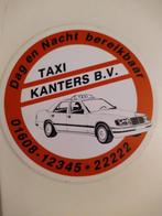 Oude sticker.  Taxi KANTERS BV., Ophalen of Verzenden, Zo goed als nieuw