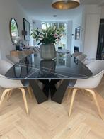 Gubi Bat Chair - Design eetkamerstoelen - Grijs / eiken, Ophalen, Zo goed als nieuw