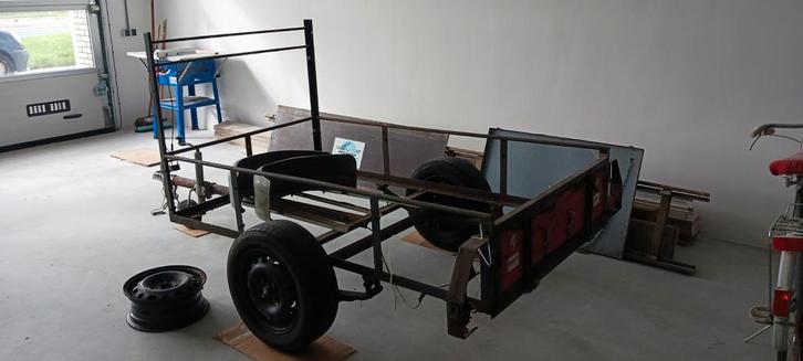 aanhangwagen chassis, Auto diversen, Aanhangers en Bagagewagens, Gebruikt, Ophalen