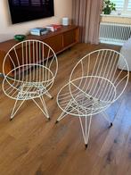 Vintage Draadstoelen x2 - Cees Braakman - 1950, Huis en Inrichting, Stoelen, Ophalen, Gebruikt, Twee