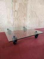 Gae Aulenti Tavolo Con Ruote voor Fontana Arte, Huis en Inrichting, Ophalen, Post Modern, Gebruikt, Vierkant