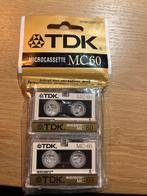 TDK Microcassette MC60 - Nieuw in Verpakking, Ophalen of Verzenden, Nieuw in verpakking, Onbespeeld