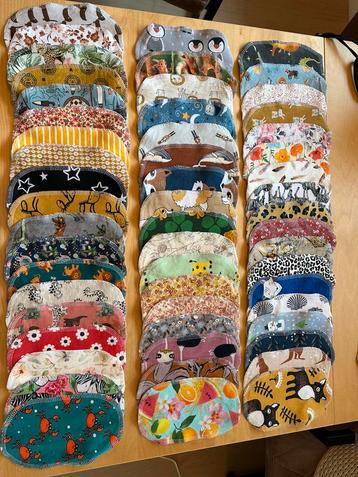 Wasbare billendoekjes en snoetenpoetsers beschikbaar voor biedingen