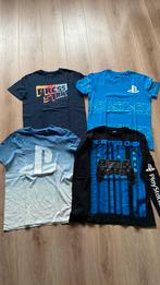 4 shirts gaming (3 PlayStation) 158/164 nieuw en nieuwstaat, Kinderen en Baby's, Jongen, PlayStation, Ophalen of Verzenden, Zo goed als nieuw