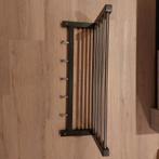 Ikea Tsjusig kapstok zwart zilver met tassenrek, Wandkapstok, Gebruikt, Ophalen of Verzenden, Minder dan 100 cm