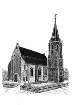 AK Kruiningen - Ned. Hervormde Kerk, J. Sinke, Verzenden, 1960 tot 1980, Ongelopen, Zuid-Holland