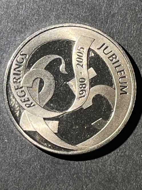 Jubileum Regering  Beatrix 1980 - 2005 🇳🇱, Postzegels en Munten, Munten | Nederland, Euro's, Koningin Beatrix, Ophalen of Verzenden