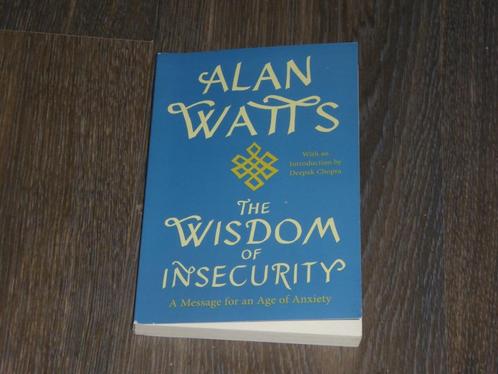 ALAN WATTS - THE WISDOM OF INSECURITY, Boeken, Taal | Engels, Zo goed als nieuw, Fictie, Verzenden