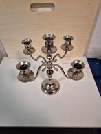 Vintage Vijfarmige Kandelaar, Antiek en Kunst, Ophalen of Verzenden, Koper of Brons