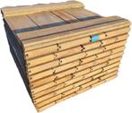 10 m2 hardhouten damwand 5 cm dik - nr: KM8