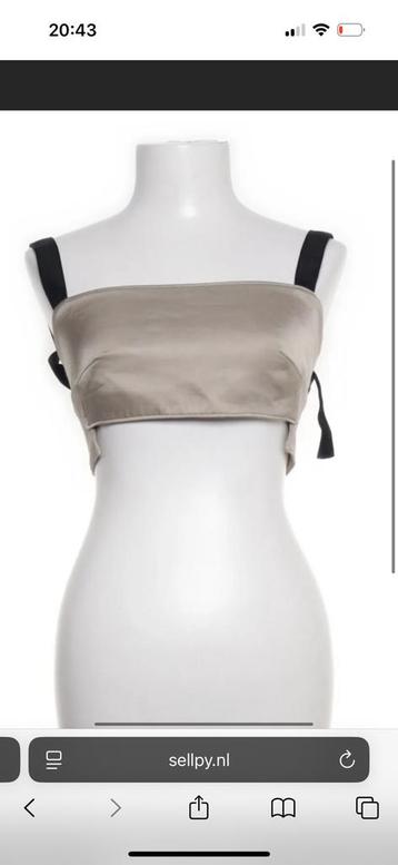 Zara satijn top tops topje blouse S M nieuw prijskaartje beschikbaar voor biedingen