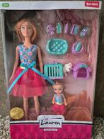 Lauren deluxe grooming set, Kinderen en Baby's, Speelgoed | Poppen, Ophalen of Verzenden, Nieuw, Barbie