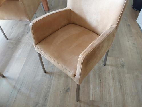 Goossens leren buffalo stoelen, Huis en Inrichting, Stoelen, Zo goed als nieuw, Vier, Ophalen