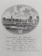 41 / Westmaas Hoekschewaard Gravure 18e eeuw van Ollefen, Antiek en Kunst, Ophalen of Verzenden