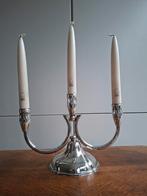 Art deco kandelaar verzilverd, ongeveer 1930, Antiek en Kunst, Ophalen of Verzenden, Zilver