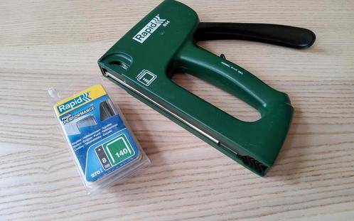 Rapid R44 handtacker, Doe-het-zelf en Verbouw, Gereedschap | Handgereedschap, Zo goed als nieuw, Ophalen of Verzenden