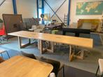 Vergadertafel Gispen, eiken hout, 400 x 100 cm., Ophalen, Gebruikt