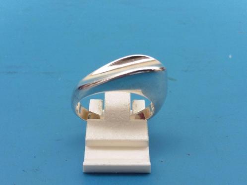 Zilveren damesring fantasie                              Z15, Sieraden, Tassen en Uiterlijk, Ringen, Gebruikt, Dame, 17 tot 18