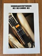 BMW M3 M3 Cabrio M5 Sonderausstattungen brochure 2/90, Verzenden, Zo goed als nieuw, BMW