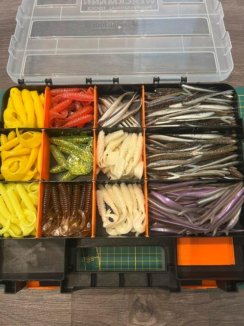 Diverse shad en kunstaas. Twister en v tail. Te koop., Watersport en Boten, Hengelsport | Roofvissen, Nieuw, Werphengel, Ophalen of Verzenden