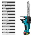 Kettingzaag - 12" - 18V - 18000 RPM - Zonder Accu, Doe-het-zelf en Verbouw, Gereedschap | Zaagmachines, Quore B.V., Verzenden