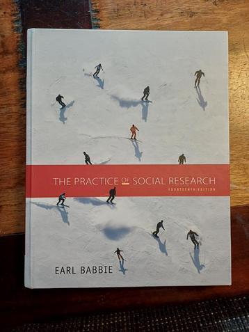 The Practice of Social Research - Earl Babbie (Engelstalig) beschikbaar voor biedingen