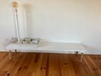 Lange smalle salontafel, Ophalen, Minder dan 45 cm, Brocante landelijk, Zo goed als nieuw