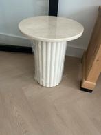 Bijzettafel marmer, Huis en Inrichting, Tafels | Bijzettafels, Overige materialen, Minder dan 55 cm, Luxe, Rond