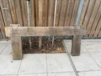 Eiken houten balk schouw, Eiken, Ophalen of Verzenden, 50 mm of meer, Balk