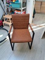 4 Eetkamerstoelen Lizzy Leen Bakker, Ophalen, Gebruikt, Bruin, Vier