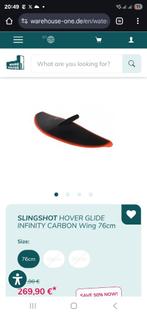 Slingshot hover glide infinity 76 front foil, Watersport en Boten, Wingsurfen, Ophalen of Verzenden, Zo goed als nieuw, Wingsurf-hydrofoil