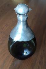 Antieke fles met tinnen beslag, Antiek en Kunst, Antiek | Tin, Ophalen