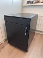 Ladekast zwart metaal verrijdbaar 58x42x62, Huis en Inrichting, Kasten | Ladekasten, Ophalen, Minder dan 50 cm, Gebruikt, 3 of 4 laden