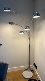 Stijlvolle Booglamp met Vijf Lampen, Huis en Inrichting, Lampen | Vloerlampen, Ophalen, Gebruikt, Metaal, 200 cm of meer