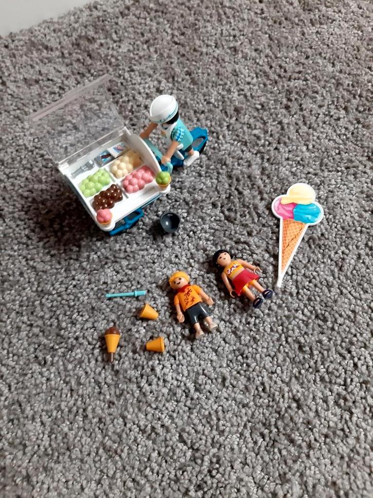 Playmobil ijscoman kar 9426, Kinderen en Baby's, Speelgoed | Playmobil, Zo goed als nieuw, Complete set, Ophalen of Verzenden