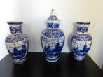 Delfts blauwe vazen, Huis en Inrichting, Woonaccessoires | Vazen, Gebruikt, Blauw, Aardewerk of Porselein, Ophalen of Verzenden