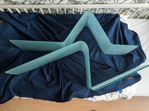 Glazen wandplanken, Huis en Inrichting, Woonaccessoires | Wandplanken en Boekenplanken, Zo goed als nieuw, Ophalen