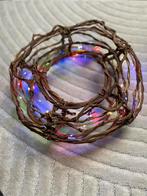 Krans met gekleurde verlichting - 45 cm, Ophalen of Verzenden, Zo goed als nieuw