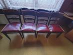 Rode vintage stationsrestaurant stoelen, Ophalen, Gebruikt, Twee, Retro