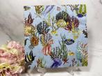 IHR knutsel servetten - vissen koraal - nr 379 decoupage, Hobby en Vrije tijd, Knutselen, Verzenden, Nieuw, Materiaal
